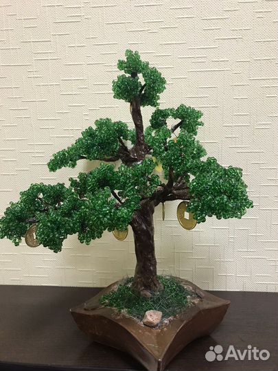 Деревья из бисера