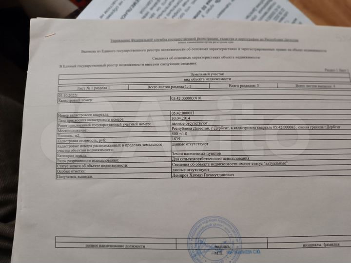 Участок 5 сот. (ИЖС)