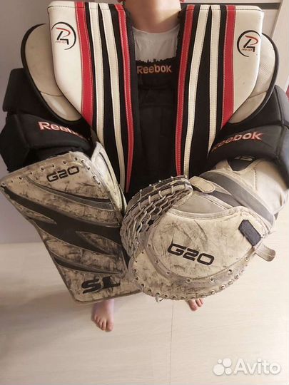 Нагрудник хоккейный вратарский, блин, ловушка