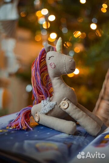 Мягкая игрушка единорог ручная работа