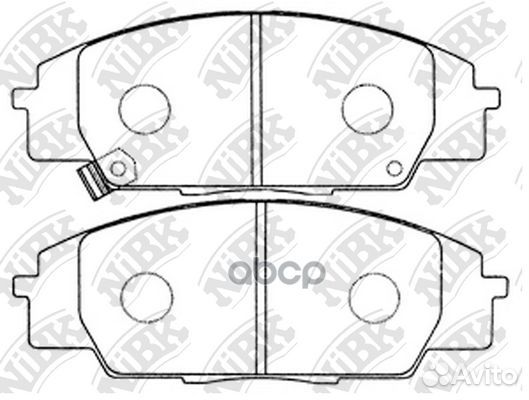 Колодки honda civic 2.0 2006 PN8423 NiBK