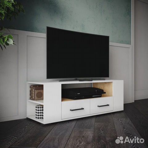 Тумба под тв белая