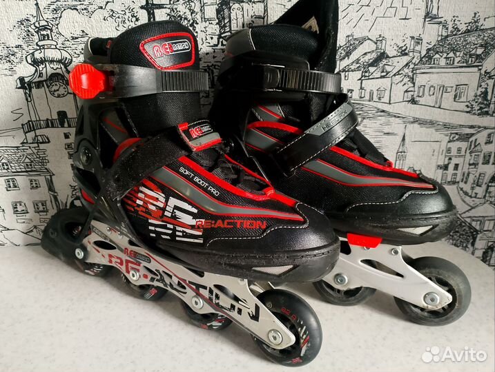 Ролики reaction шесть размеров с 36 по 41