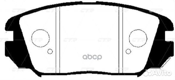 Ckkh-31 Колодки тормозные дисковые перед