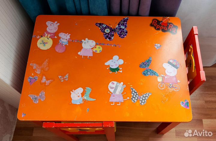 Детский столик и стульчик IKEA