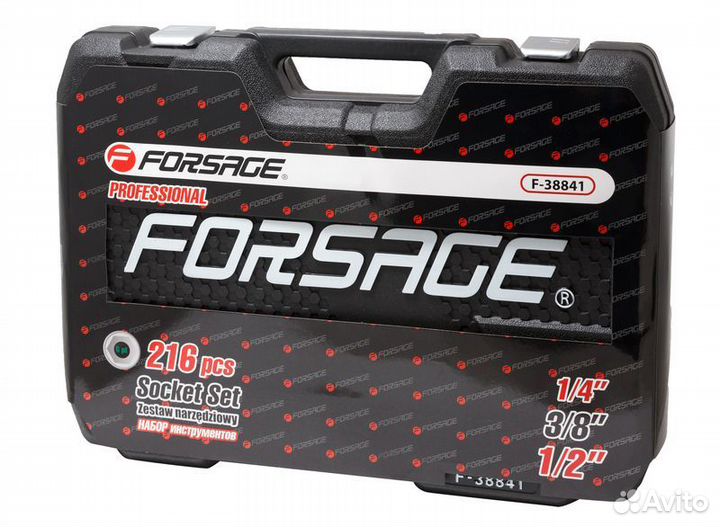 Набор инструментов 216пр. 1/4