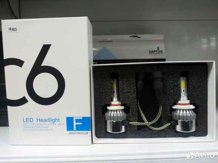 LED лампы H1, H3, H4, H7, HB3, HB4