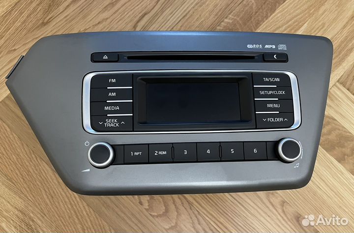 Штатная магнитола на kia rio 3