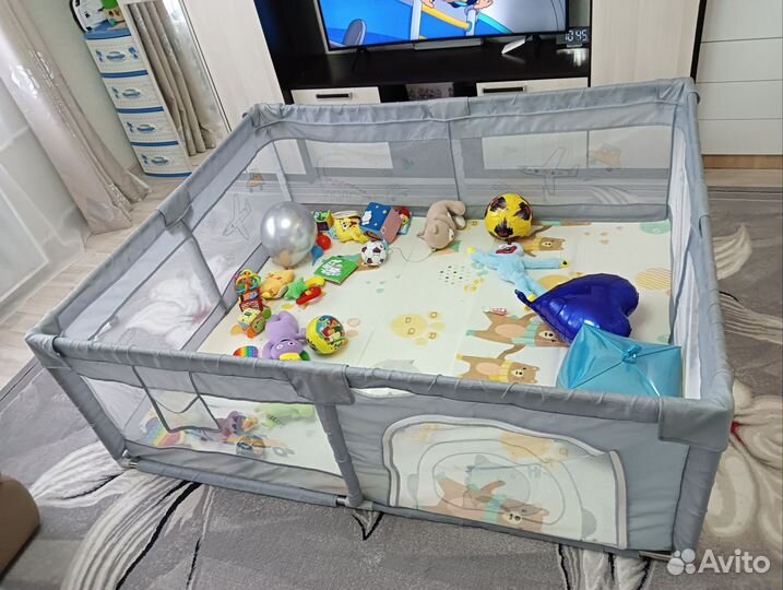 Большой детский манеж 150х180