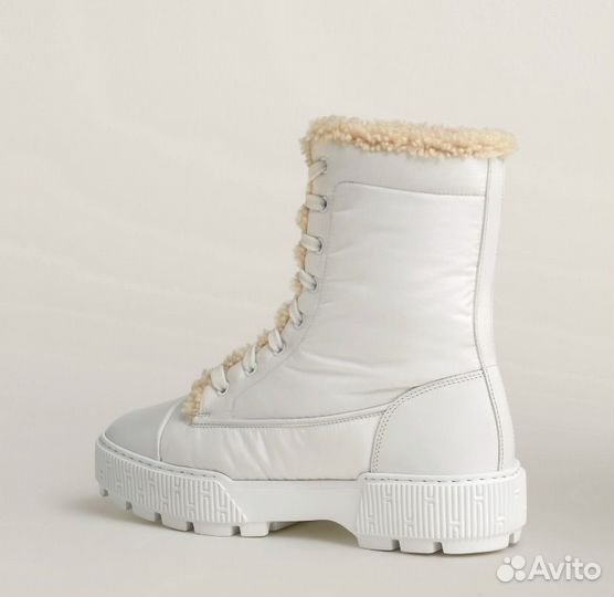 Ботинки с мехом Hermes