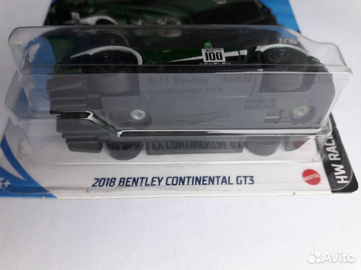 Hot Wheels Bentley Continental GT3 хот вилс бэнтли