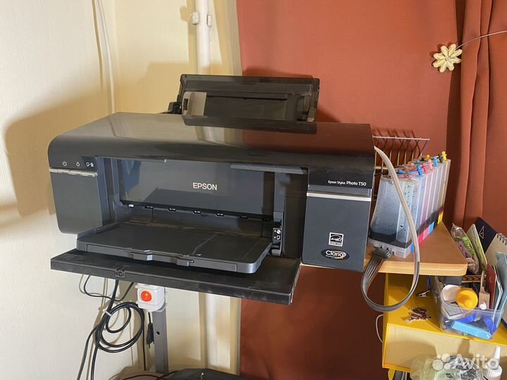 Цветной струйный принтер epson stylos photo T50