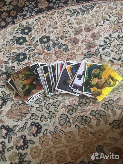 Наклейки Черепашки ниндзя коллекционные