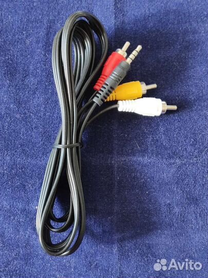 Кабель Jack 3 RCA на 3 тюльпана 1.5м