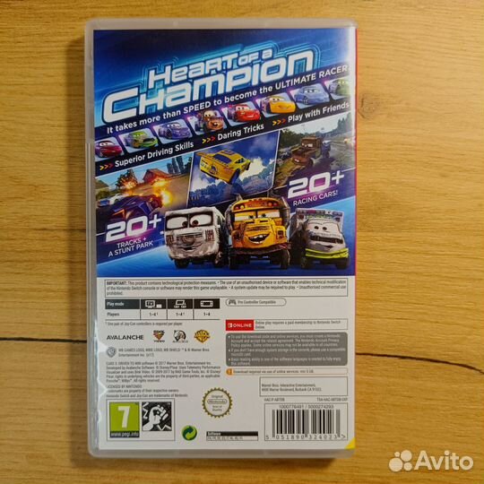 Cars 3 Driven to Win Nintendo Switch