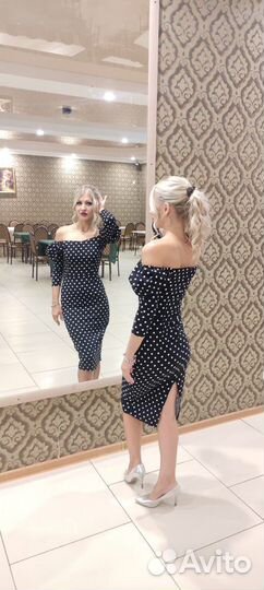 Платье в горох