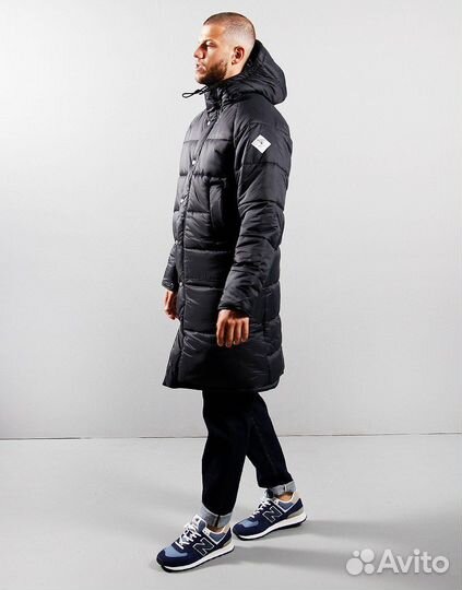 Пуховик парка Barbour baffle nylon parka