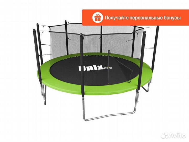 Батут unix Line Simple 10 ft Green (inside)