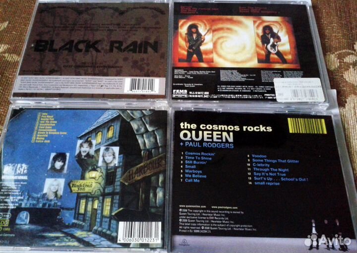 CD-диски (хэви-метал,хард-рок) цена за 4шт