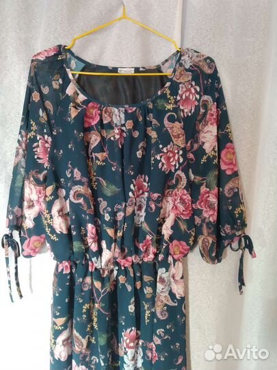 Платье шифон 52р