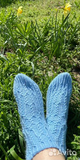 Носочки ажурные ручной работы