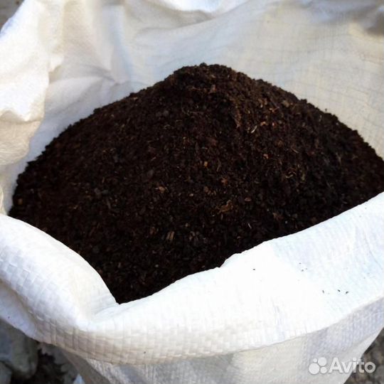 Земля навалом, торф, навоз, перегной, чернозём