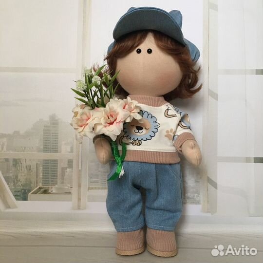 Текстильная кукла интерьерная