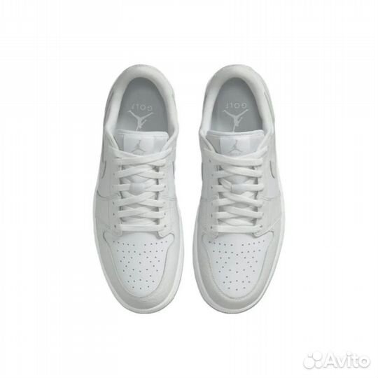 Кроссовки Air Jordan 1 Low Golf White Croc