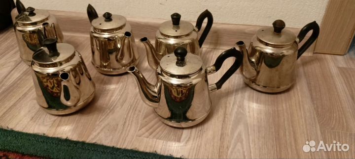 Чайник заварочный мельхиор, для самовара СССР