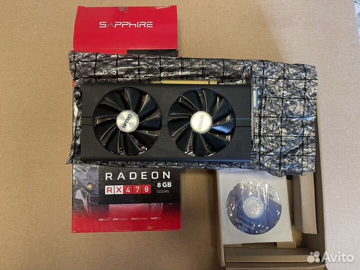 Sapphire Nitro OC+ RX 470 8gb Артефакты