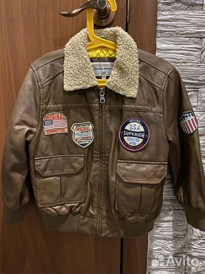 Бомбер кожаный (пилот)