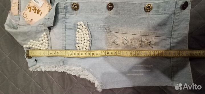 Джинсовая жилетка