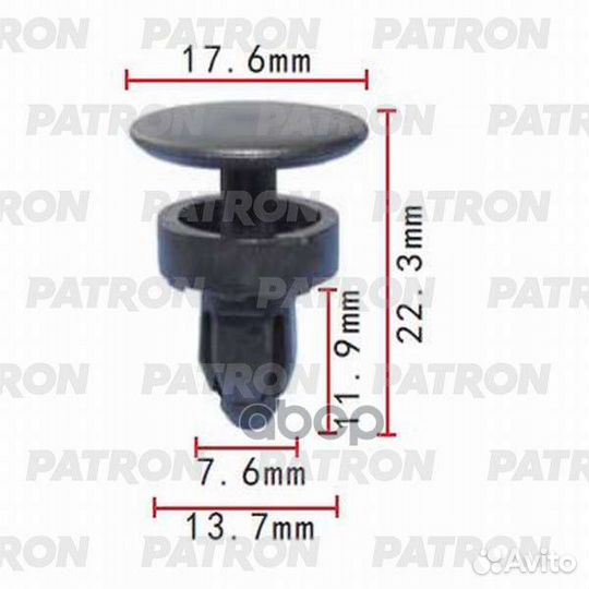 Клипса пластмассовая Acura, Honda применяемость