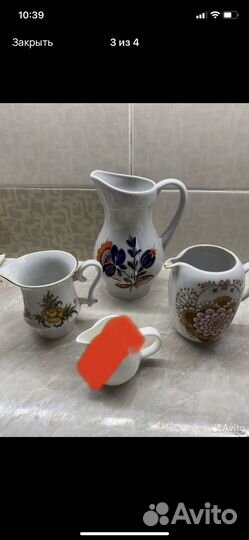 Кувшин, сливочник СССР