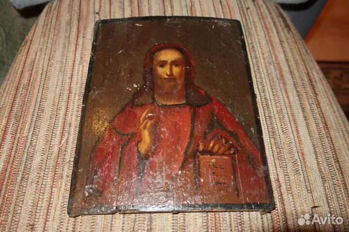 Старинная икона Господь Вседержитель