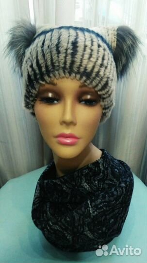 Шапка меховая Белочка, новая