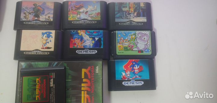 Оригинальные картриджи Sega