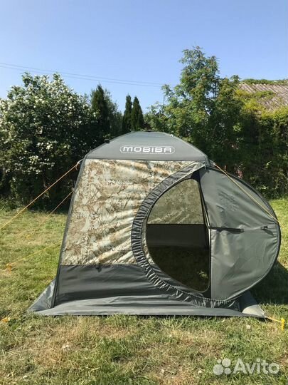 Мобильная баня палатка, баня на даче