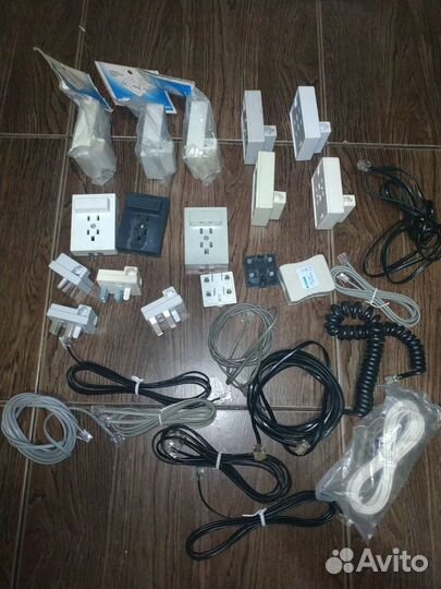 Телефонная розетка, вилка евро для стационарного