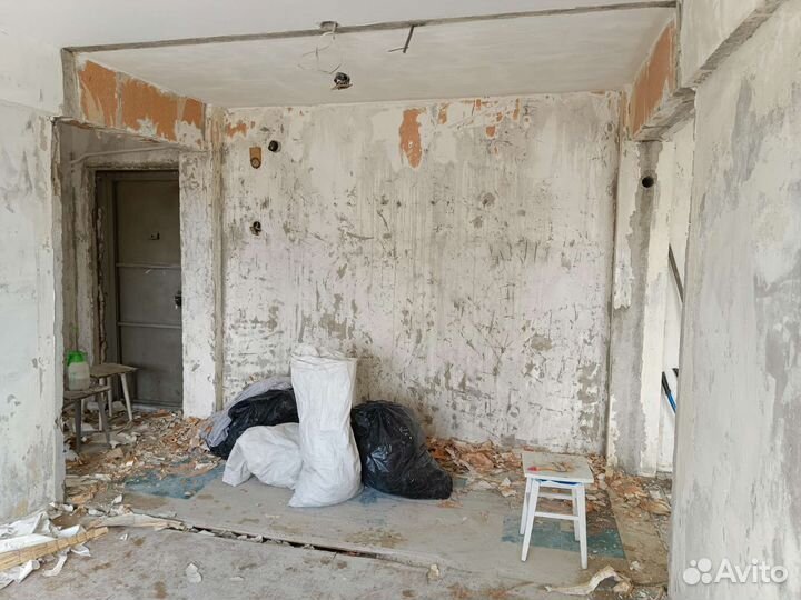 Снос стен, подготовка к ремонту, демонтаж