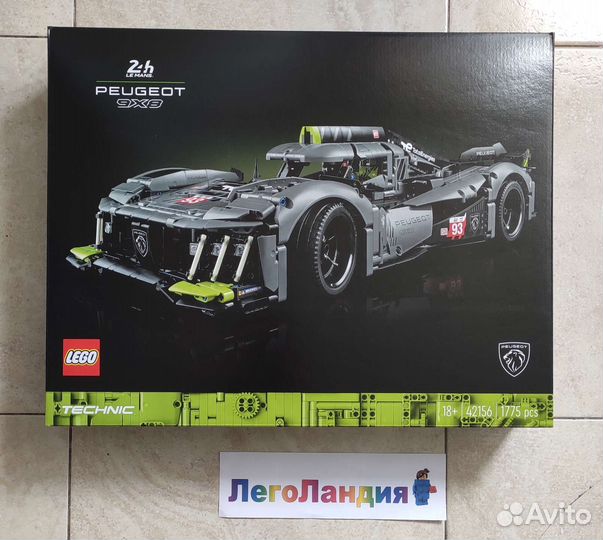 Lego Technic 42156 Гибридный гиперкар peugeot