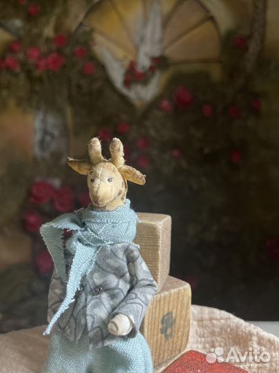 Ёлочная игрушка в смешанной технике