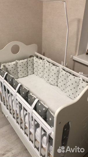 Бортики в детскую кроватку