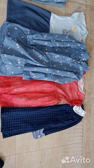 Детская одежда для девочек пакетом 134-140