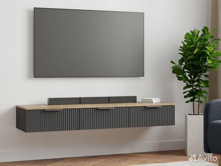 Тумба под тв с фрезеровкой комод IKEA мебель Икеа