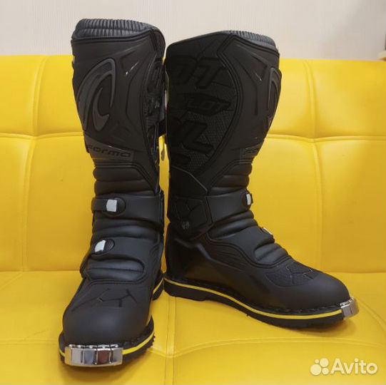 Мотоботы Forma Pilot Enduro Черно-Желтый