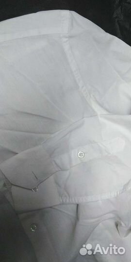 Рубашка мальчику, школа, белая