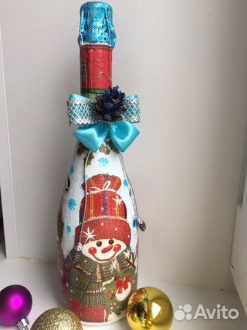 Бутылка шампанского