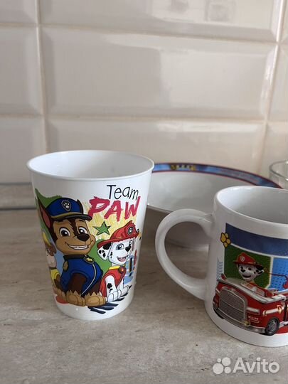 Детская посуда пакетом