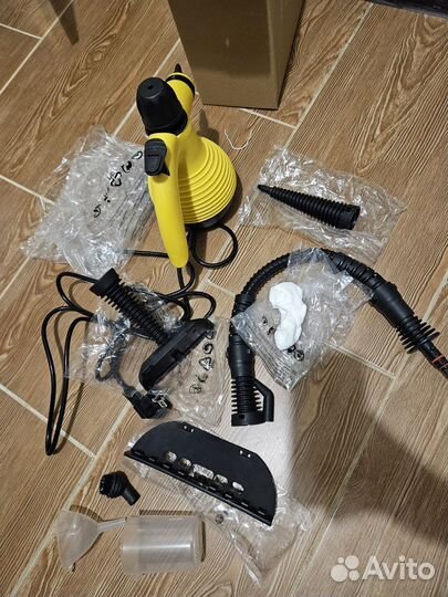 Паровой очиститель ручной с начадками новый